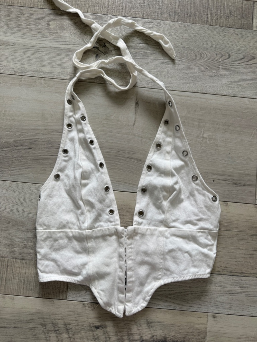 White going out top